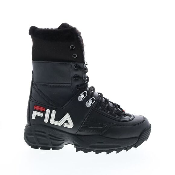 Fila Womens Disruptor Boot Black Boots (NWT) - Picture 1 of 7
